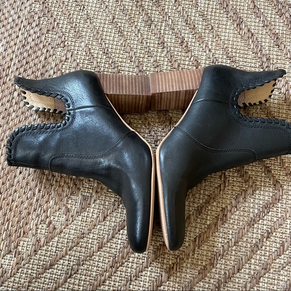 Lucky Brand LK-Sivya Women's Booties Boots Size 8. Black Leather - Picture 4 of 8